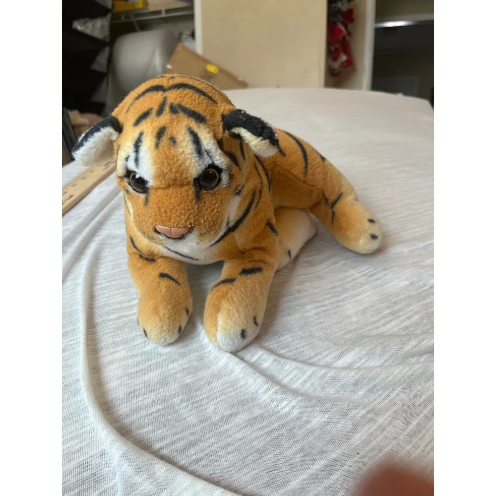 Plush Tiger Stuffed‎ Animal Realistic Bengal Cub Toy